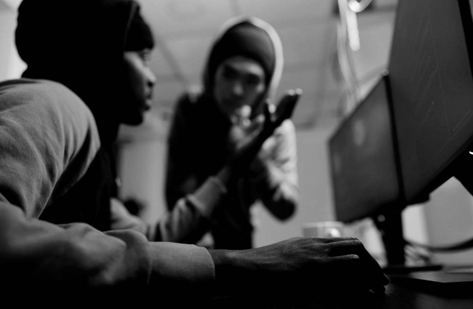 Interaktive Gruppenarbeit während einer Sitzung